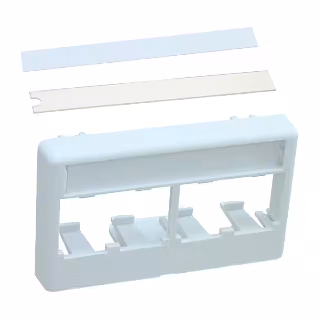 CFFPL4WH Panduit Corp  Keystone Faceplates Frames